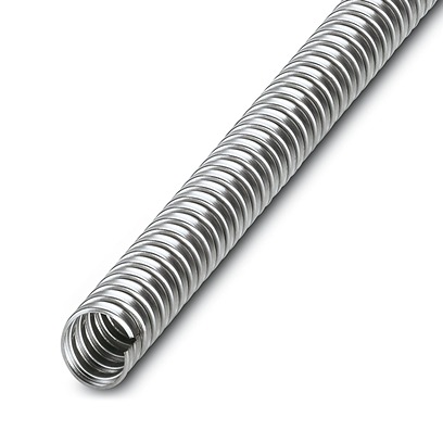 Phoenix Contact 10m Silver Cable Cover in Stainless Steel, 14mm Inside dia.