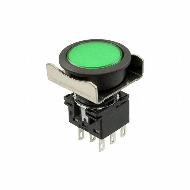 lbw6l-m1t64g Idec LBW Series Illuminated Push Button Switch, Momentary, Panel, IP40, IP67, 30 V dc 250 V ac
