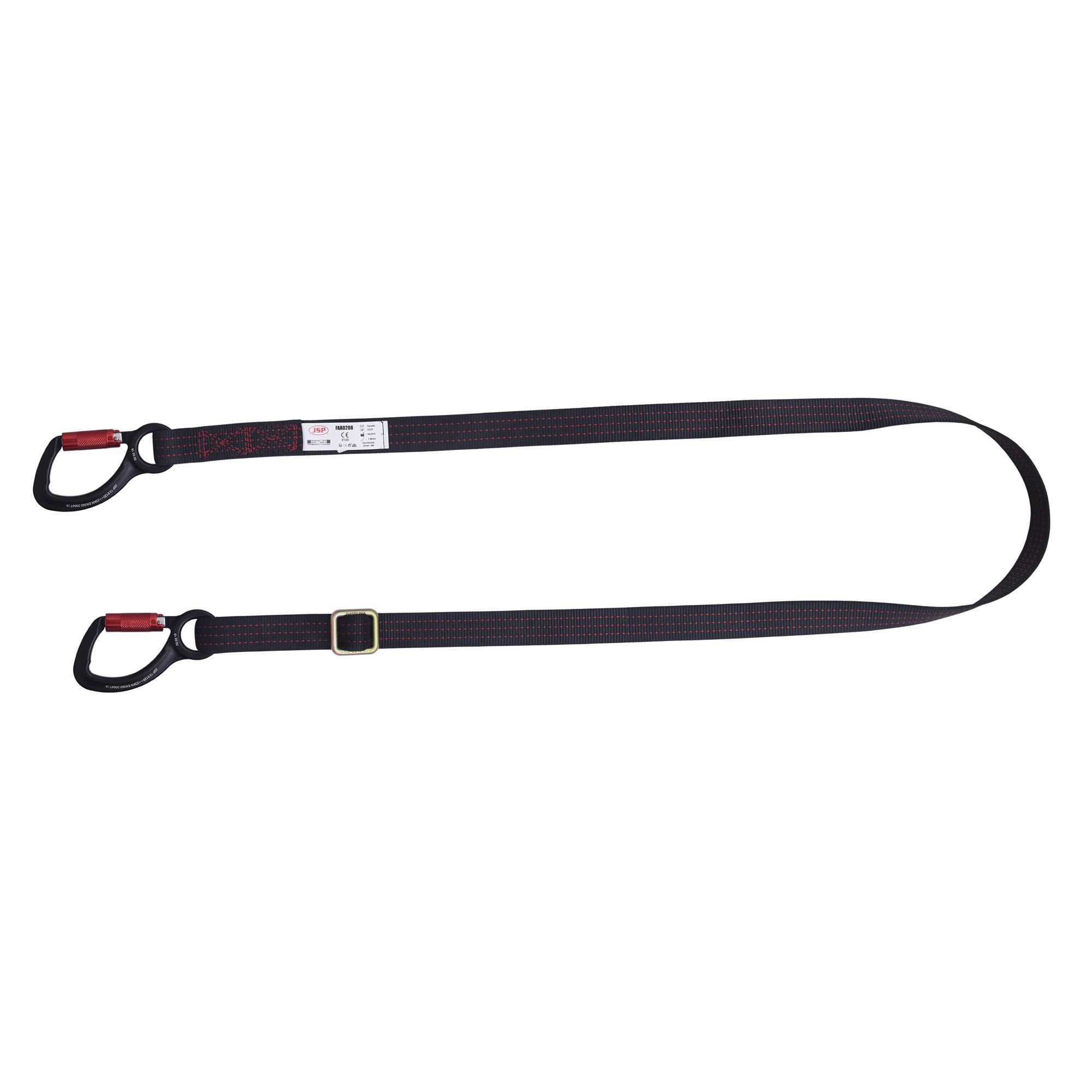JSP 2m Work Positioning Work Positioning Lanyard Screw Snap Hook Single