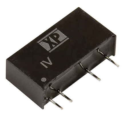 XP Power IV DC-DC Converter, ±24V dc/ ±42mA Output, 21.6 → 26.4 V dc Input, 1W, Through Hole, +85°C Max Temp