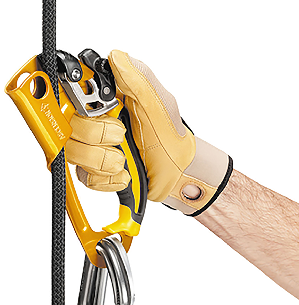 b17ara Petzl B17ARA Handled Rope Clamp Aluminium, Nylon, Plastic, Rubber, Stainless Steel