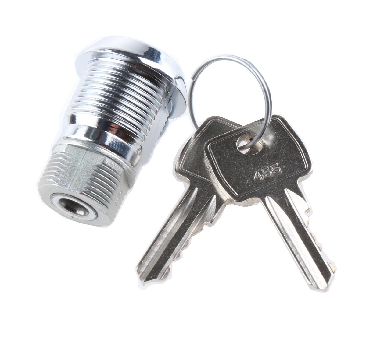 f6e-03-2-455e Euro-Locks a Lowe & Fletcher group Company Camlock, 19 mm Panel-to-Tongue 20.1 x 17.6 mm, Key Unlock