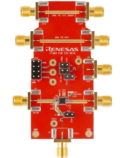 Renesas Electronics Evaluation Board for F1485 RF Amplifier F1485 RF Amplifier Evaluation Kit for F1485 3300 →