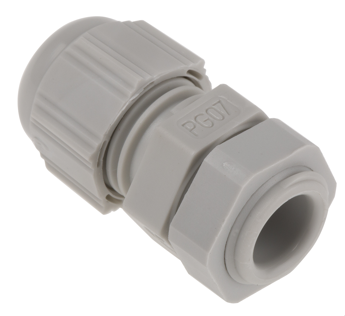 f7000700r SIB SIB-TEC Series Grey Polyamide 6 Cable Gland, PG7 Thread, 2.5 mm min., 6.5 mm max., IP68