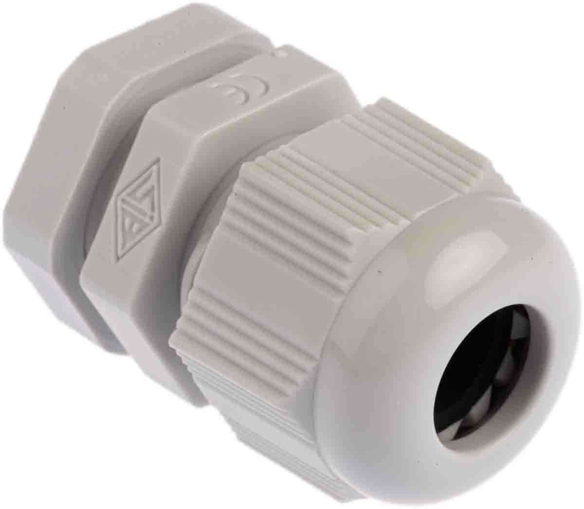 SIB SIB-TEC Series Grey Polyamide 6 Cable Gland, PG11 Thread, 3.5 mm min., 10 mm max., IP68