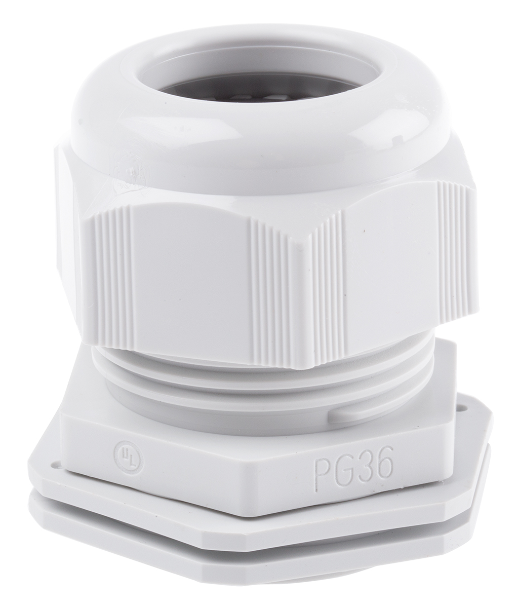 SIB SIB-TEC Series Grey Polyamide 6 Cable Gland, PG36 Thread, 18 mm min., 32 mm max., IP68