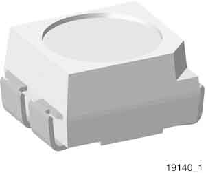 Vishay VLMV3100-GS08, VLMV3100 Red CoB LED