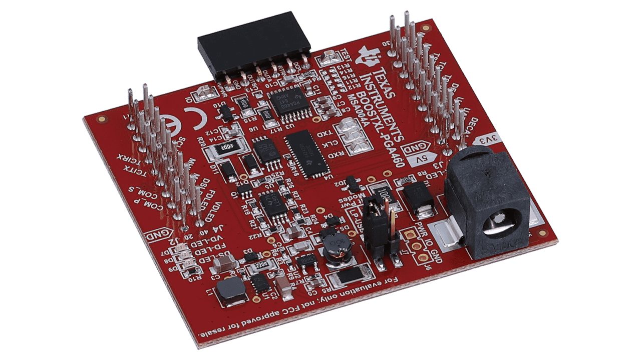 Texas Instruments PGA460-Q1 Ultrasonic Sensor Signal Conditioning Evaluation Module with Transducers Ultrasonic Distance