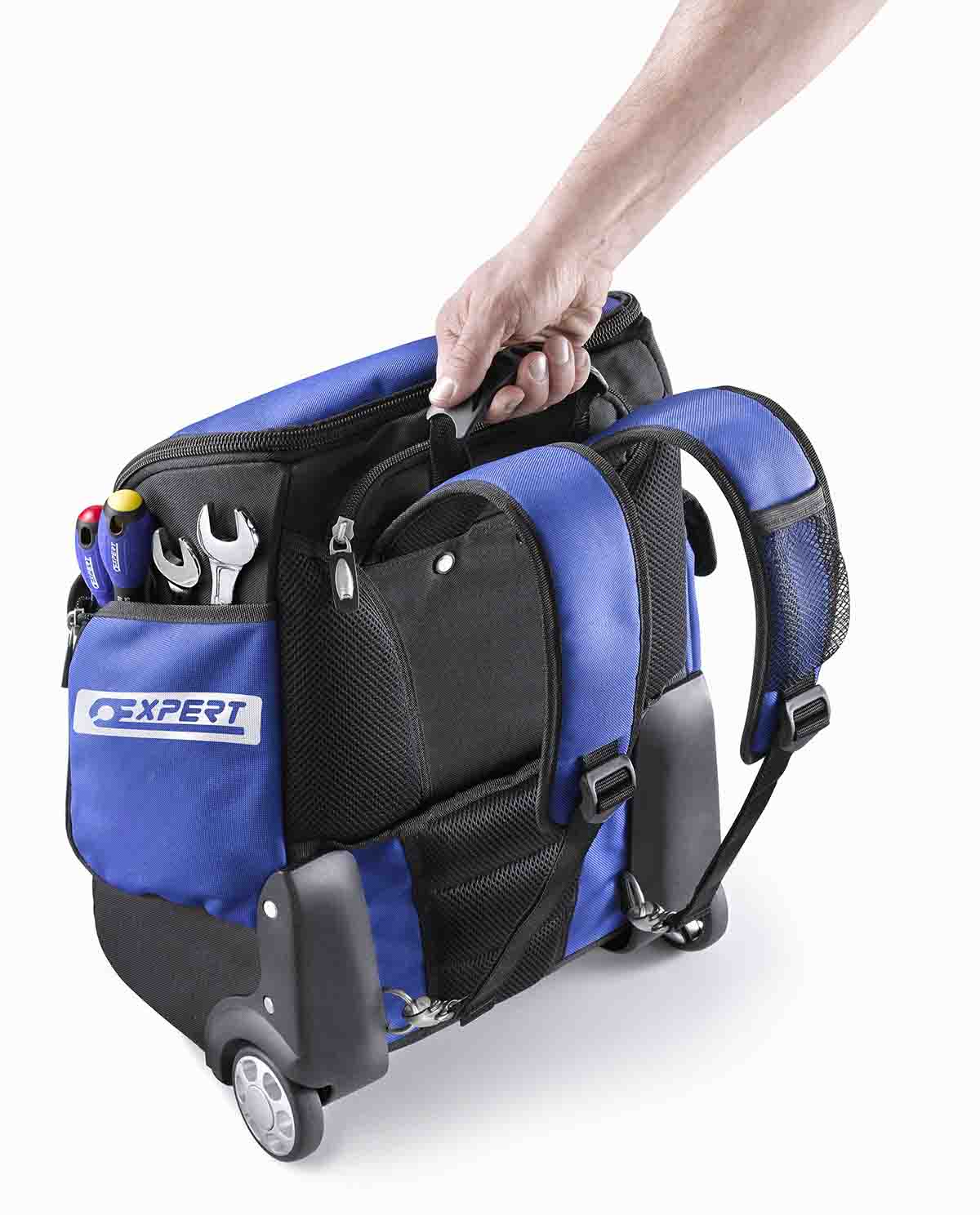 e010602 Expert by Facom Fabric Wheeled Bag with Shoulder Strap 338mm x 218mm x 470mm
