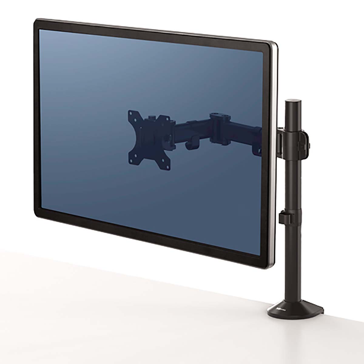 Fellowes Desk Mounting Monitor Arm for 1 x Screen, 32in Screen Size
