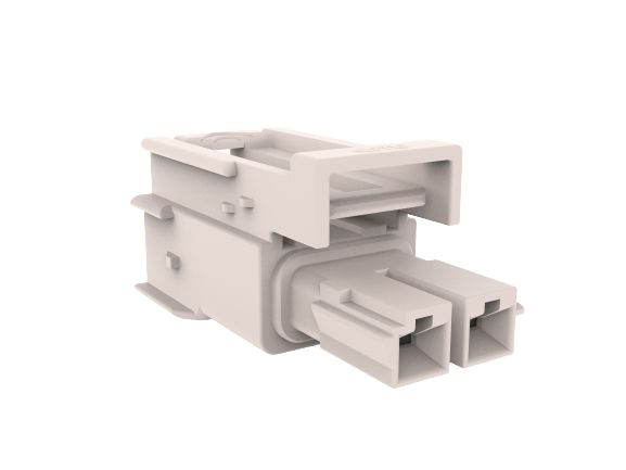 TE Connectivity Power Connector, 2 Way, 15A, Power Versa-Lock 5.0, Free Hanging (In Line), 600 V ac