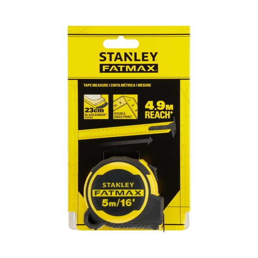 fmht33006-5 Stanley FatMax 5m Tape Measure, Metric & Imperial
