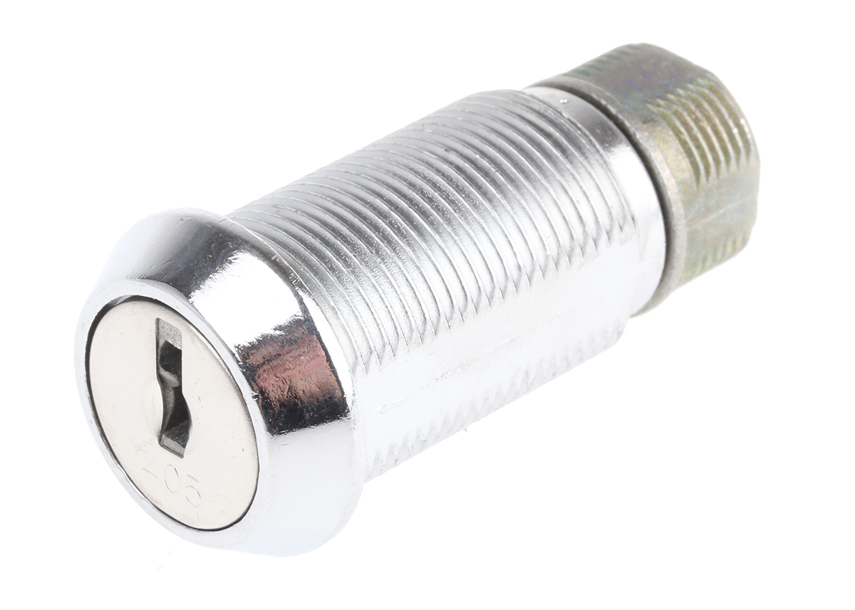 Euro-Locks a Lowe & Fletcher group Company Camlock, 32.7 mm Panel-to-Tongue 20.1 x 17.6 mm, Key Unlock