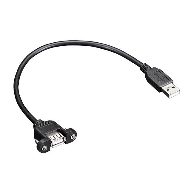 Adafruit Industries 908, LLC Cable USB A Female to A Male, 24 AWG, 28 AWG