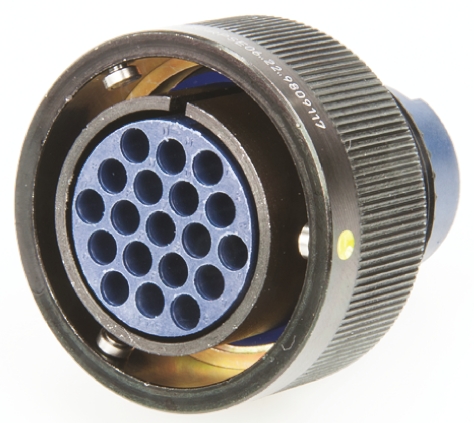 AB Connectors, ABCIRP, Copper 19 Way Cable Mount MIL Spec Circular Connector, Socket Contacts,Shell Size 22, Bayonet