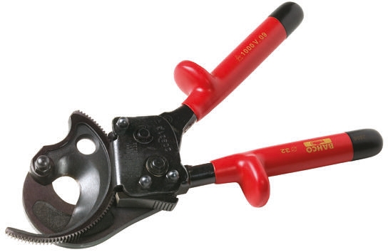 Bahco 2806 VDE/1000V Insulated Ratchet Cable Cutters