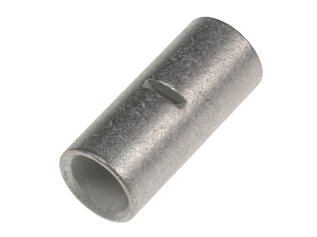 Molex, 19215 Butt Splice Connector, Grey, Uninsulated, Tin 14 → 16 AWG