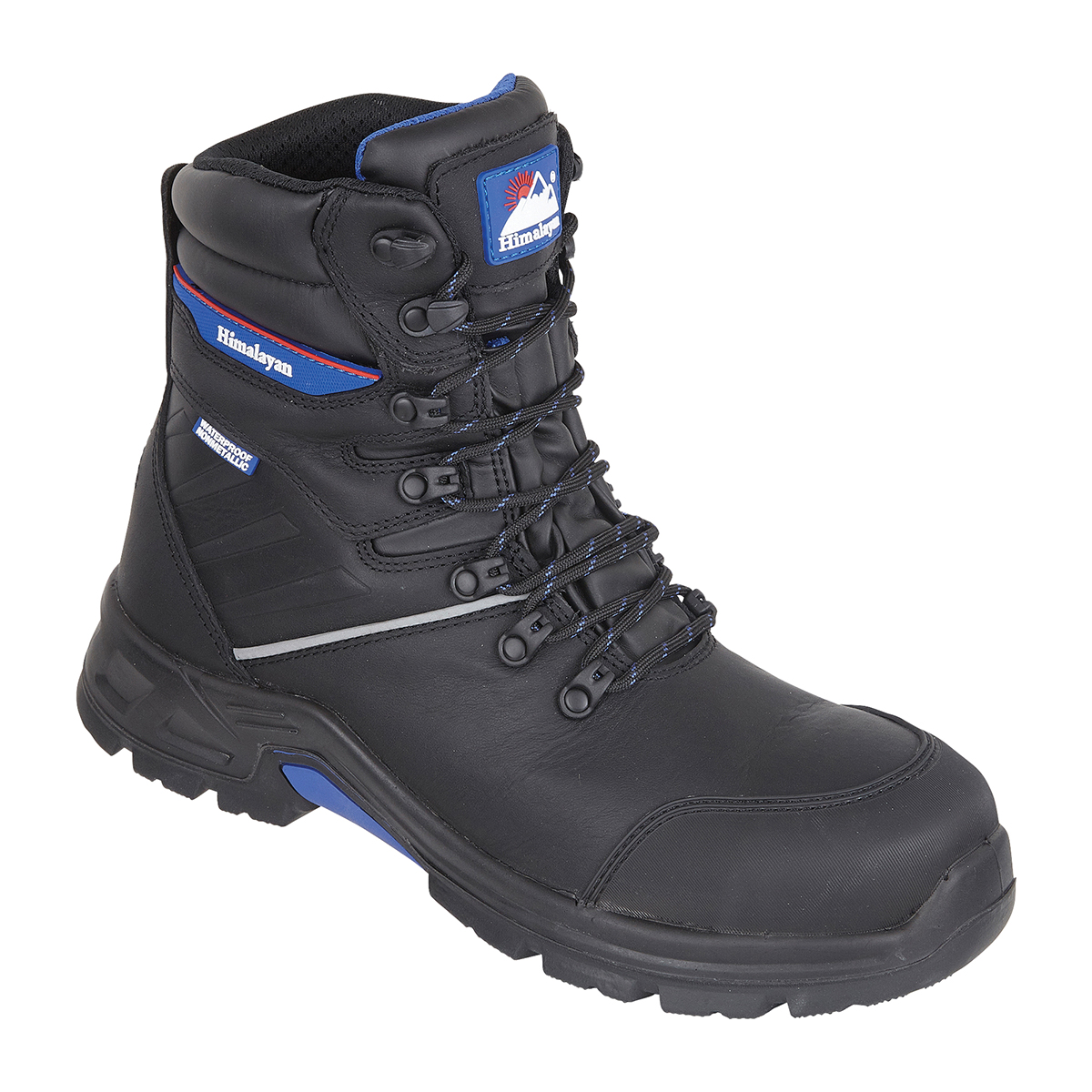Himalayan 5210 Black Non Metallic Toe Capped Safety Boots, UK 10, EU 44