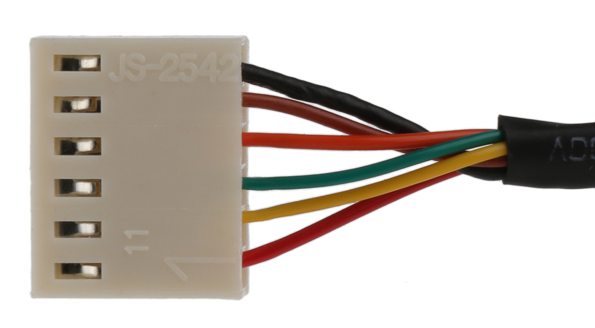 px0456 Bulgin USB 2.0, Male Mini USB AB to Female 6 Pin Socket, 100mm