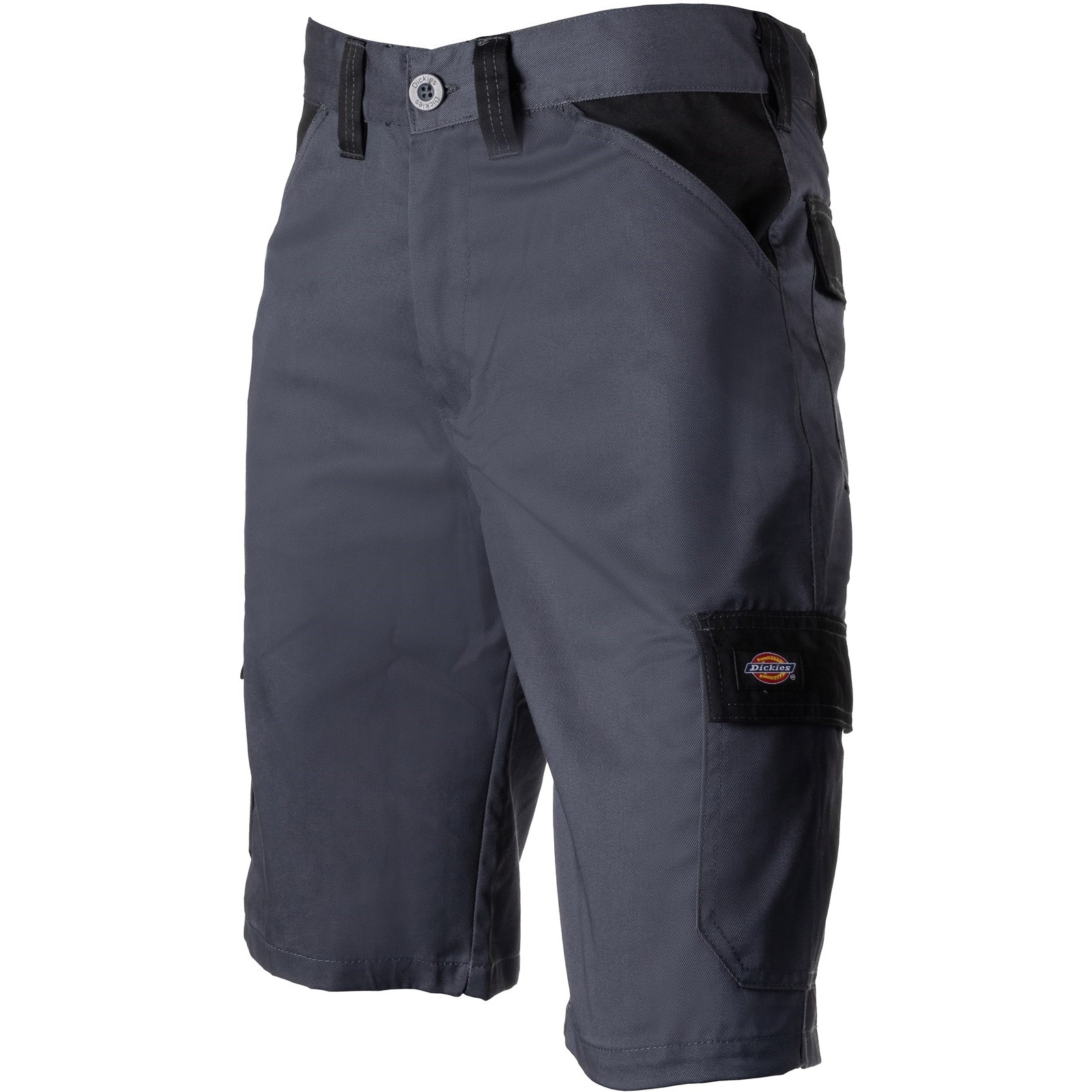 dk0a4xsgc661 Dickies Everyday Grey/Black 35% Cotton, 65% Polyester Work shorts, 34cm
