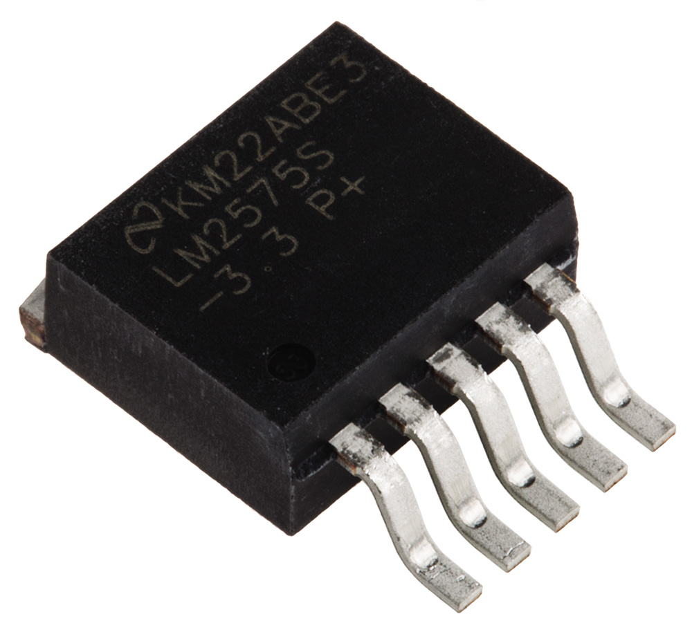 Texas Instruments, LM2575S-3.3/NOPB Step-Down Switching Regulator, 1-Channel 1A 5-Pin, D2PAK