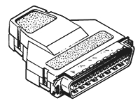 TE Connectivity, 554953 Male 50 Pin Straight Cable Mount SCSI Connector, IDC, No Latch