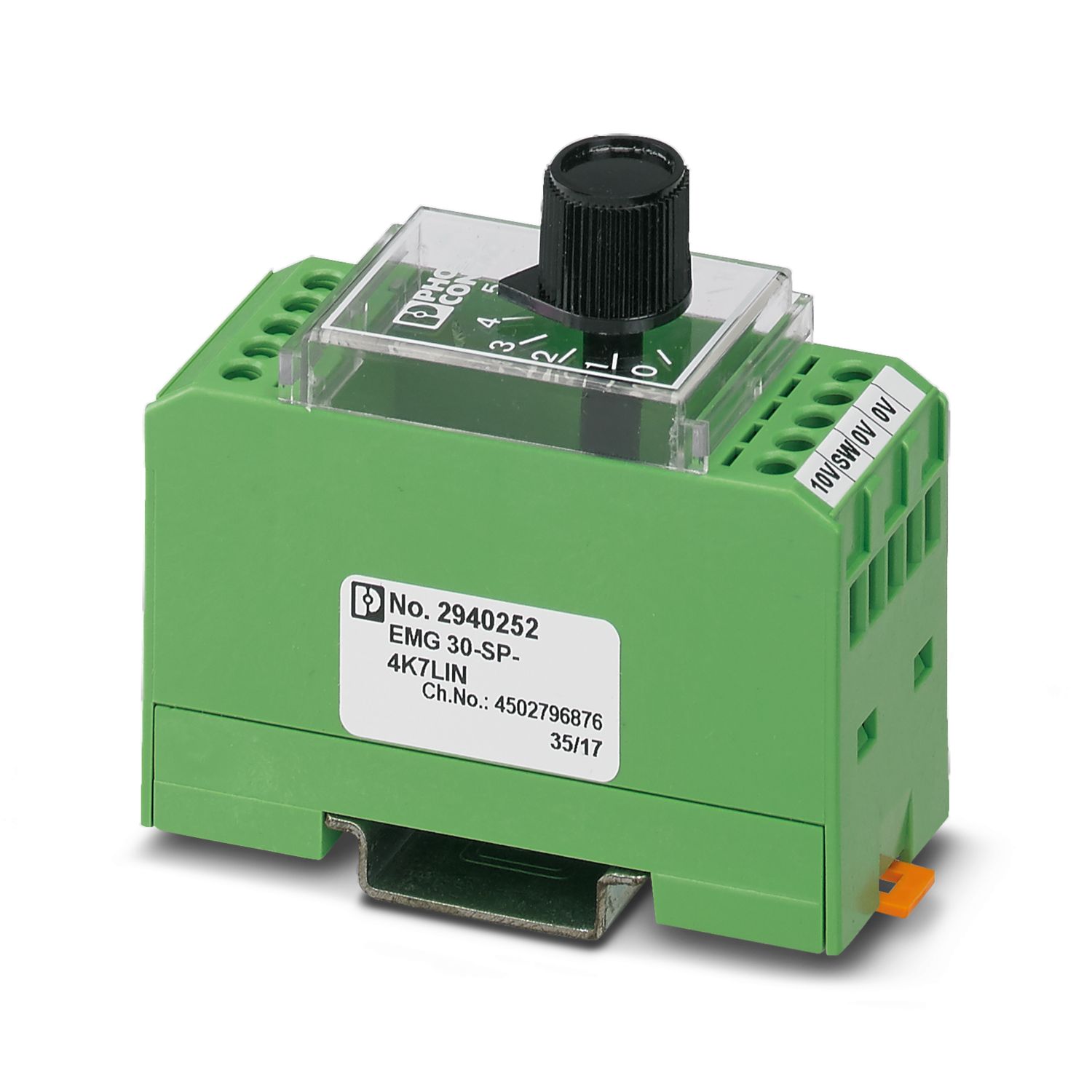 Phoenix Contact Potentiometer DIN Rail, 2940252