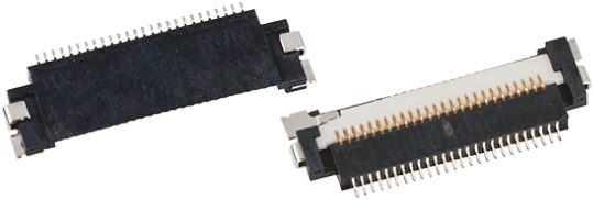 JAE, FA5 0.5 mm Pitch 26 Way Right Angle FPC Connector, ZIF Bottom Contact