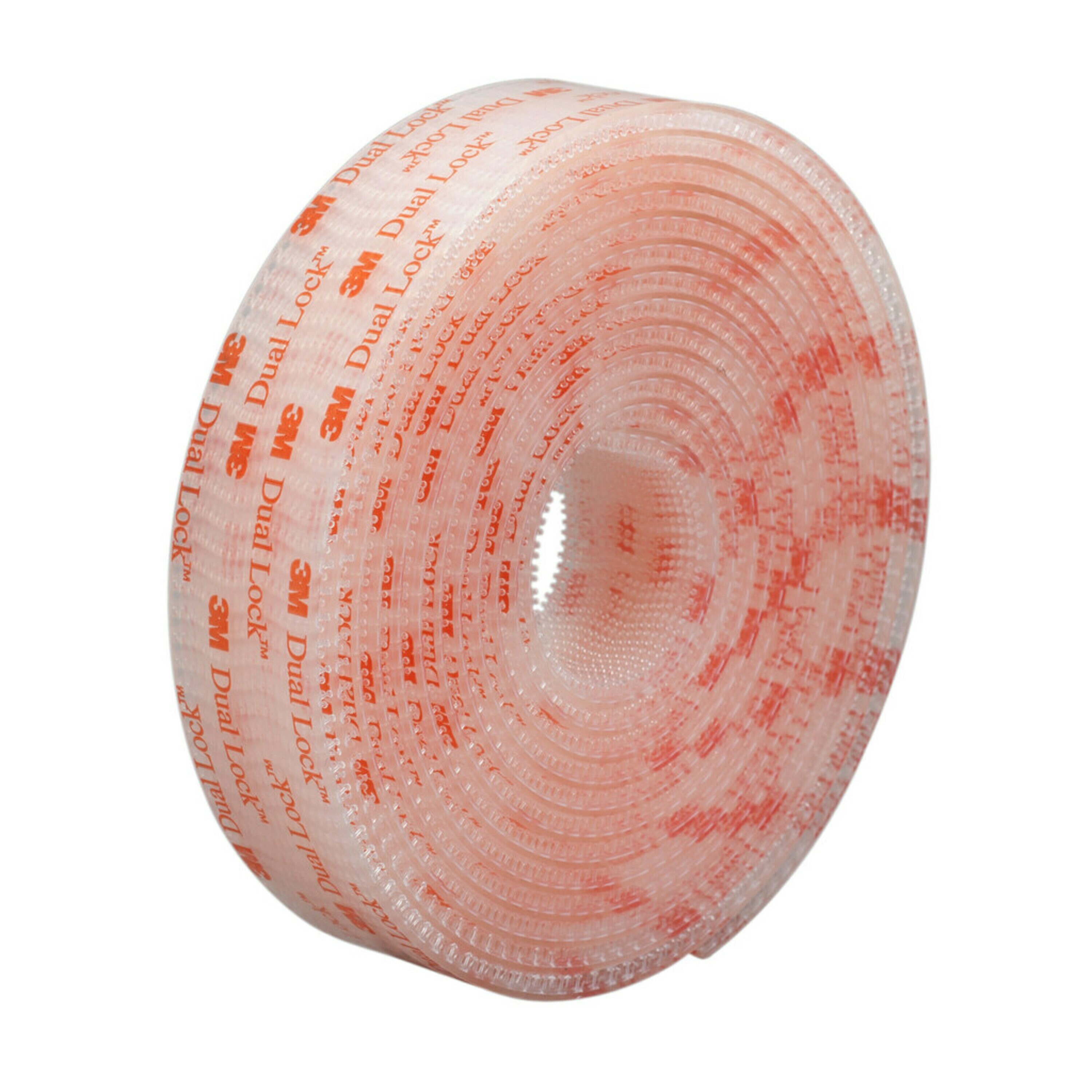 3M Adhesive Transparent Reclosable Fastener, 25mm x 1.25m