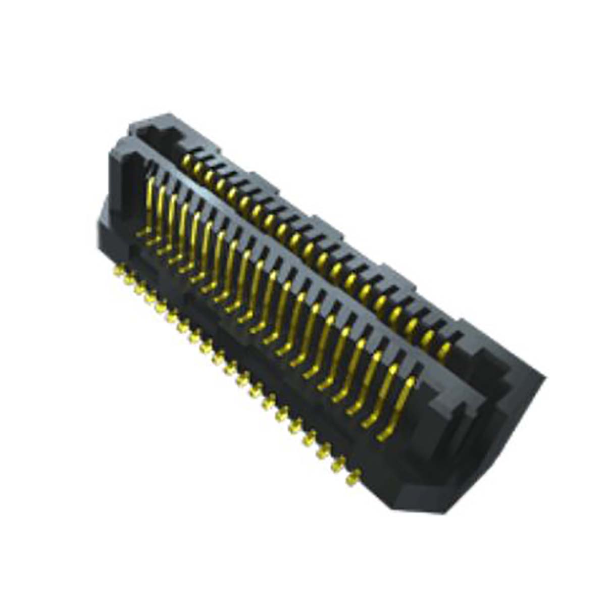 Samtec LSS Series Vertical Surface PCB Header, 40 Contact(s), 0.635 mm Pitch, 2 Row, Shrouded