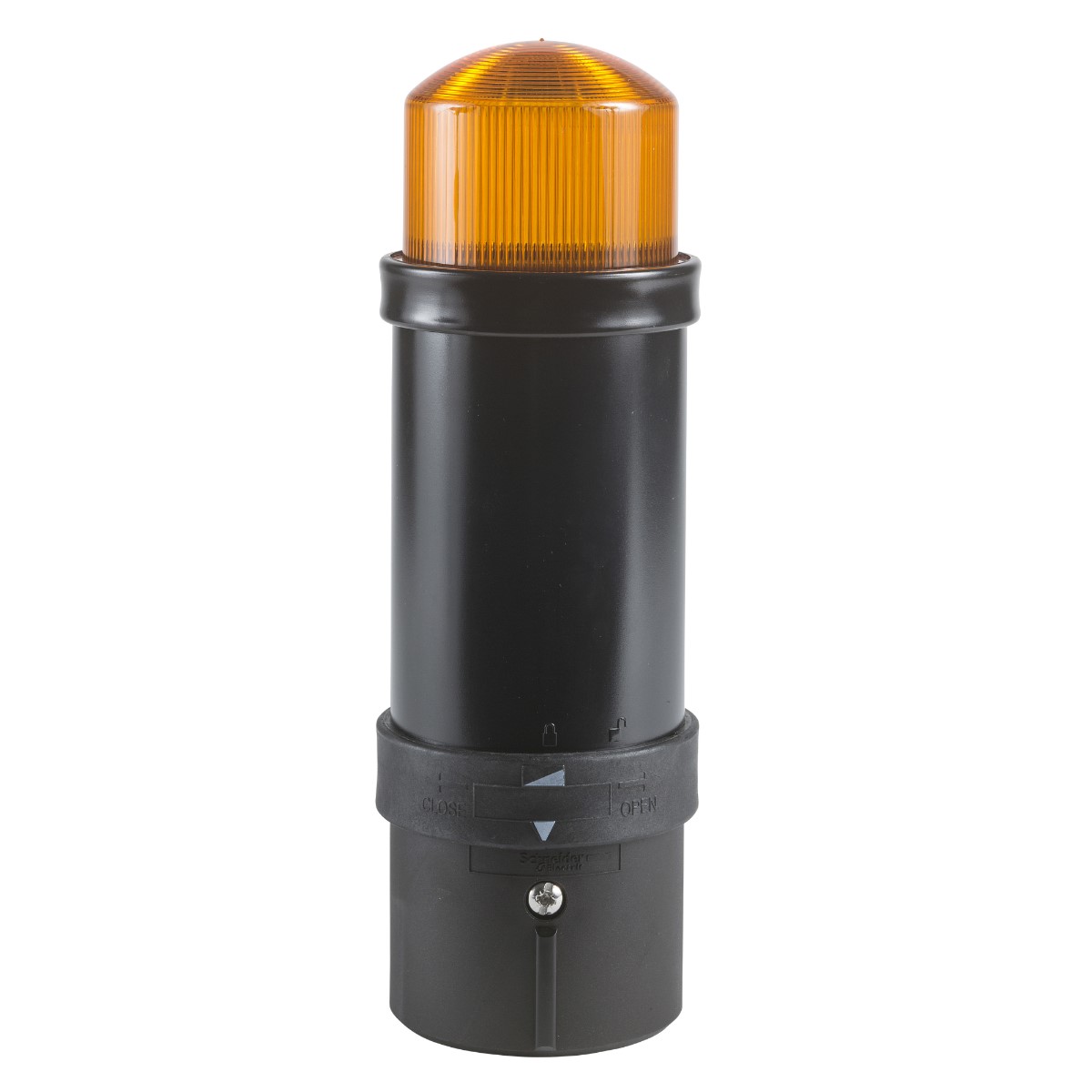 Schneider Electric Harmony XVB Series Amber Flashing Beacon, 24 V ac/dc, Base Mount, Discharge Tube Bulb, IP65