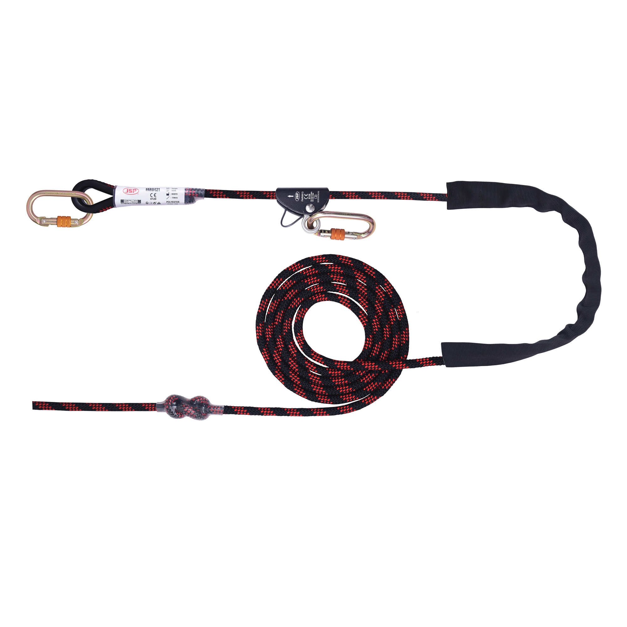 JSP 5 m Work Positioning Work Positioning Lanyard Carabiner Single