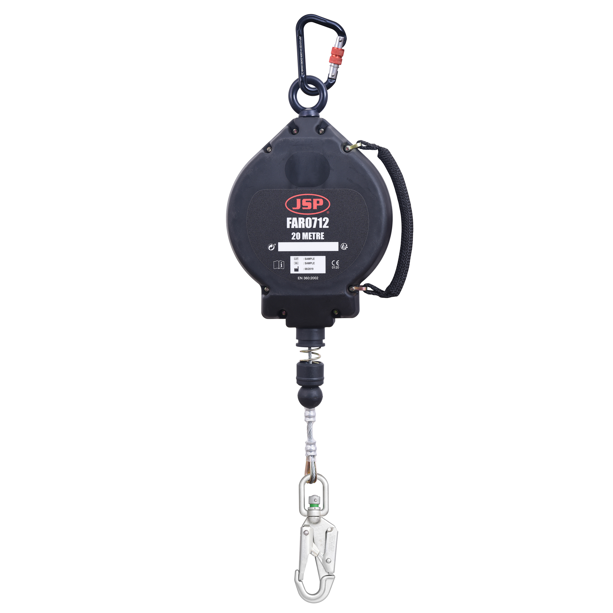JSP Self-Retracting Lifeline Single Plastic