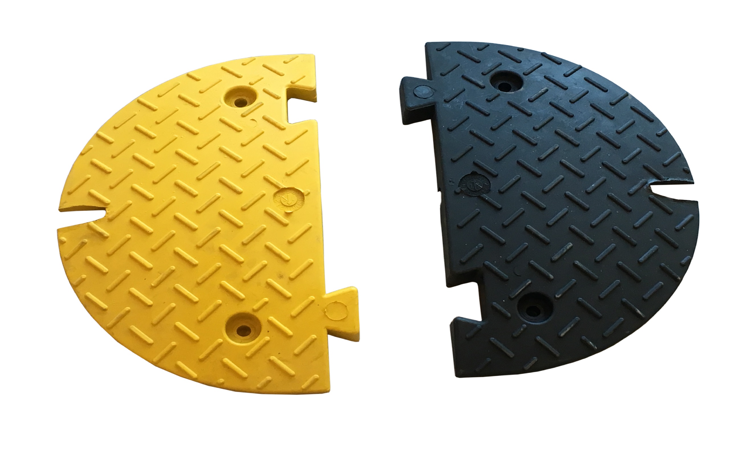 Viso High Visibility Rubber End Cap 70 mm x 430mm x 70 mm 30 km/h Speed Limit