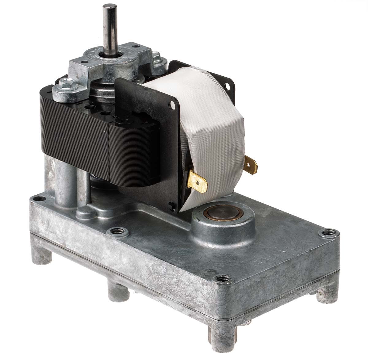 Mellor Electric FBT3 Spur AC Geared Motor, 24 W, 1 Phase, 230V, Lid, Rear, Hole, Front Mounting