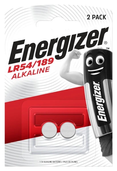 Energizer LR54 Button Batteries, 1.5V