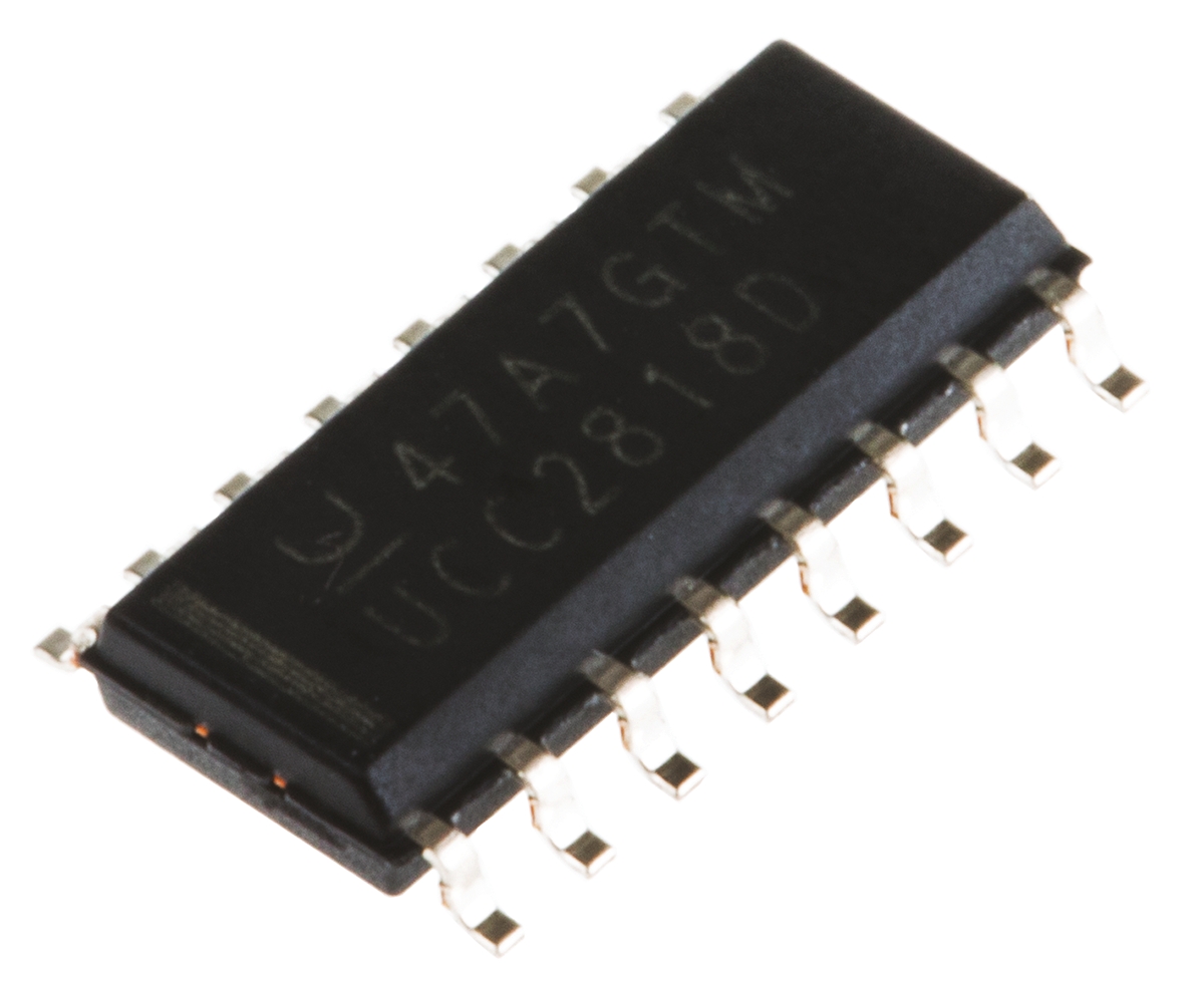 Texas Instruments UCC2818D, Power Factor Pre-Regulator Circuit, 115 kHz, 17 V 16-Pin, SOIC