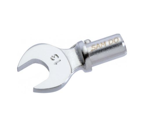SAM D0 Series Flat Spanner Head, 12 mm, 19mm Insert, Chrome Finish