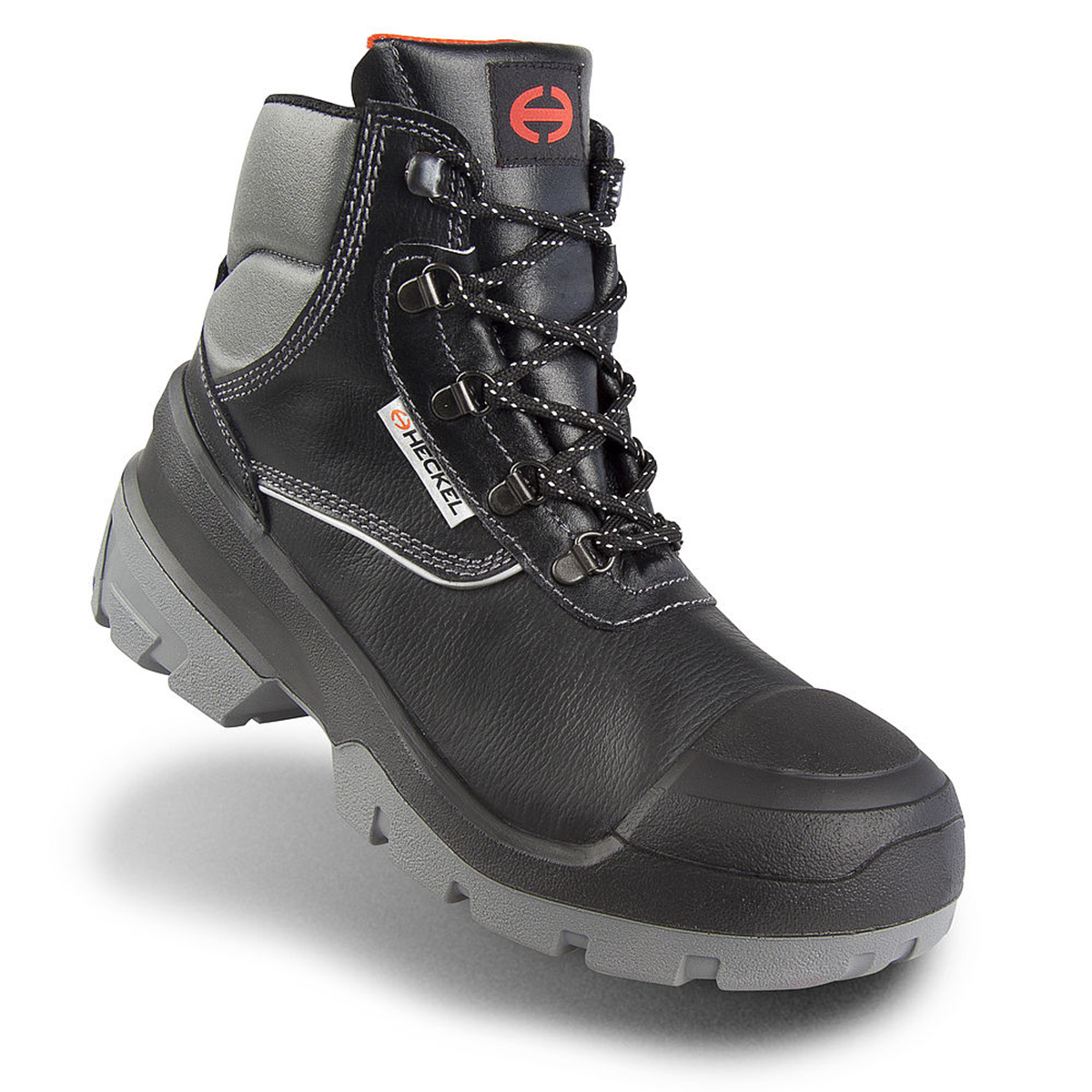 Heckel XXL PRO Black Steel Toe Capped Men's Ankle Safety Boots, UK 11, EU 46