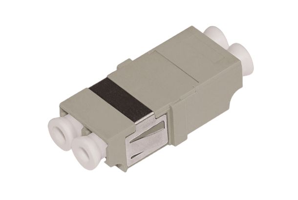 HellermannTyton Connectivity FBAMMBG-LCLCDX-FL001 LC to LC Multimode Duplex Fibre Optic Adapter, 0.3dB Insertion Loss
