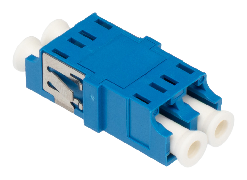 HellermannTyton Connectivity FBASMBL-LCLCDX-FL001 LC to LC Single Mode Duplex Fibre Optic Adapter, 0.3dB Insertion Loss