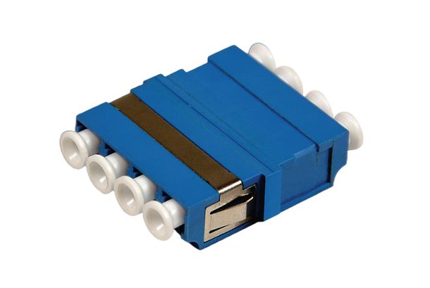 HellermannTyton Connectivity FBASMBL-LCLCQD-FL001 LC to LC Single Mode Duplex Fibre Optic Adapter