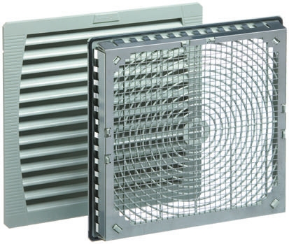 Pfannenberg PF 65.000 Series Filter Fan, 115 V ac, AC Operation, 480m³/h Filtered, 831m³/h Unimpeded, IP54, 320 x 320mm