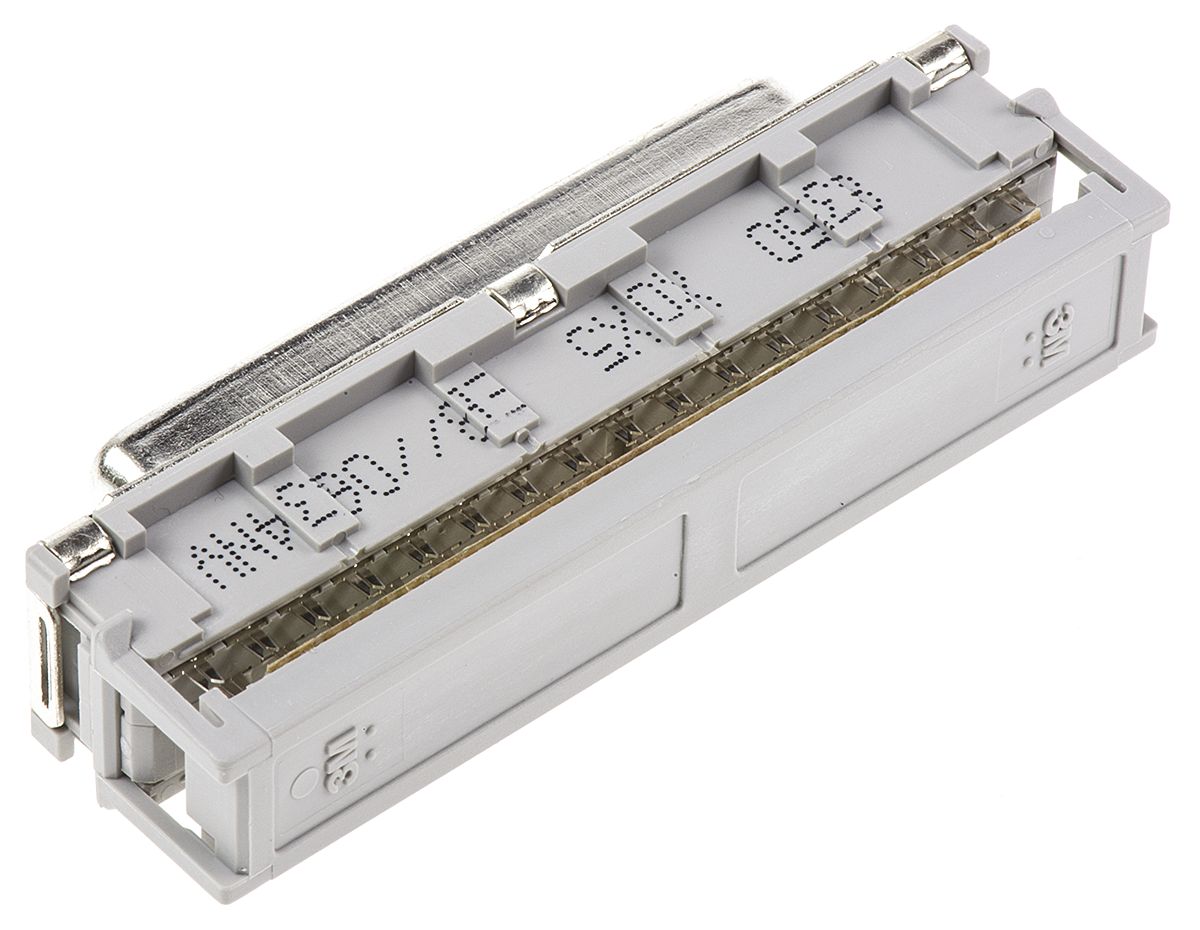 8350-6005 3M 8300 50 Way Right Angle Cable Mount D-sub Connector Socket, 2.74mm Pitch