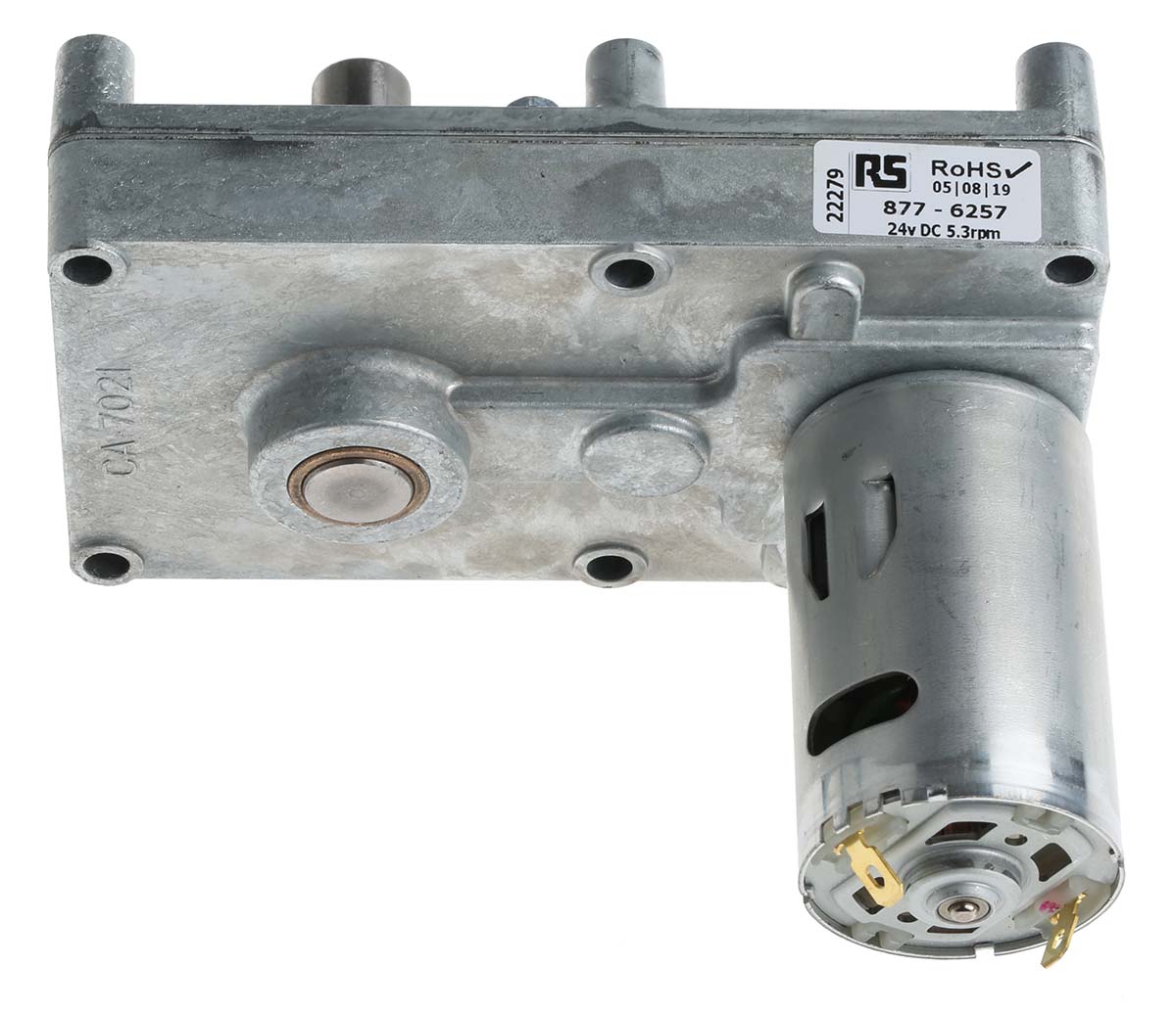 fbd1023 Mellor Electric Brushed Geared DC Geared Motor, 2.52 W, 24V dc, 17 Nm, 5rpm, 11.5 mm Shaft Diameter