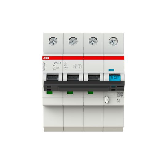 ABB RCCB, 6A, 4 Pole, 30mA, Type B, 415V ac