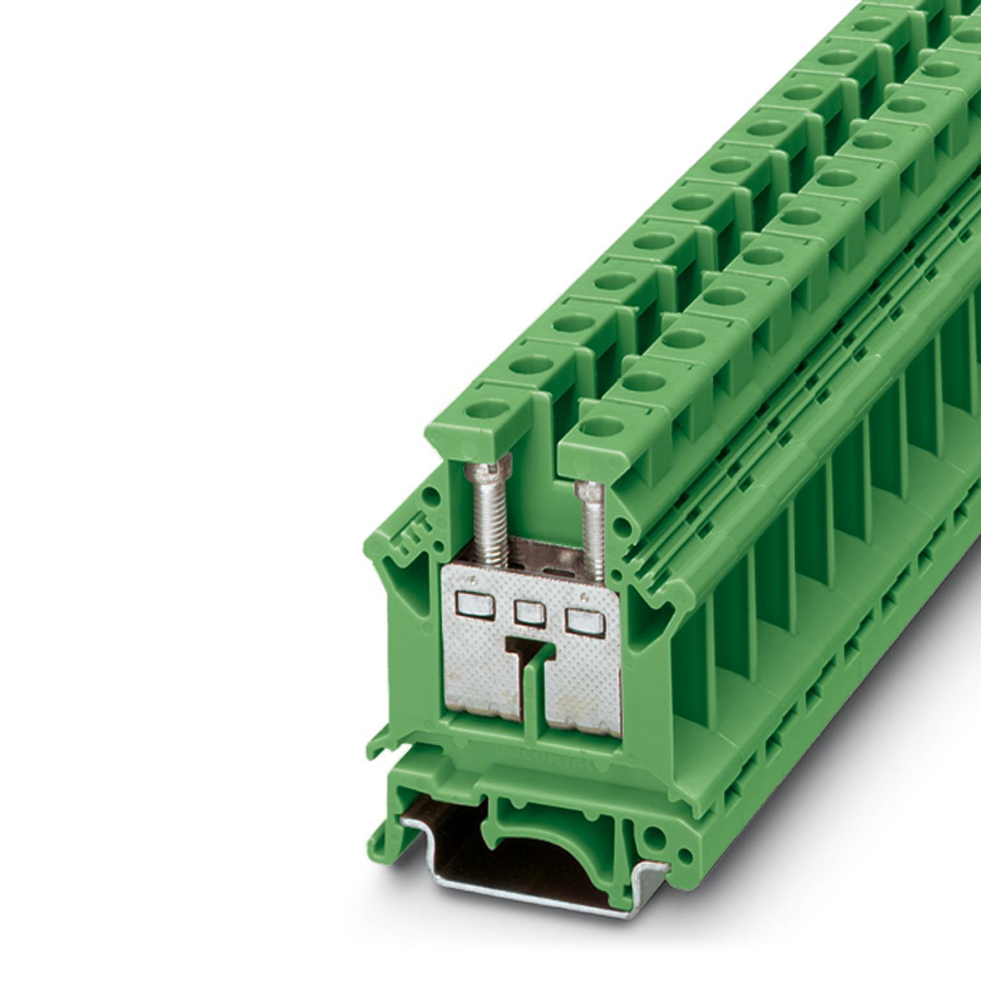 Phoenix Contact 3000570 UK 16 N GN Series Green, 16mm², 1-Level, Screw Termination