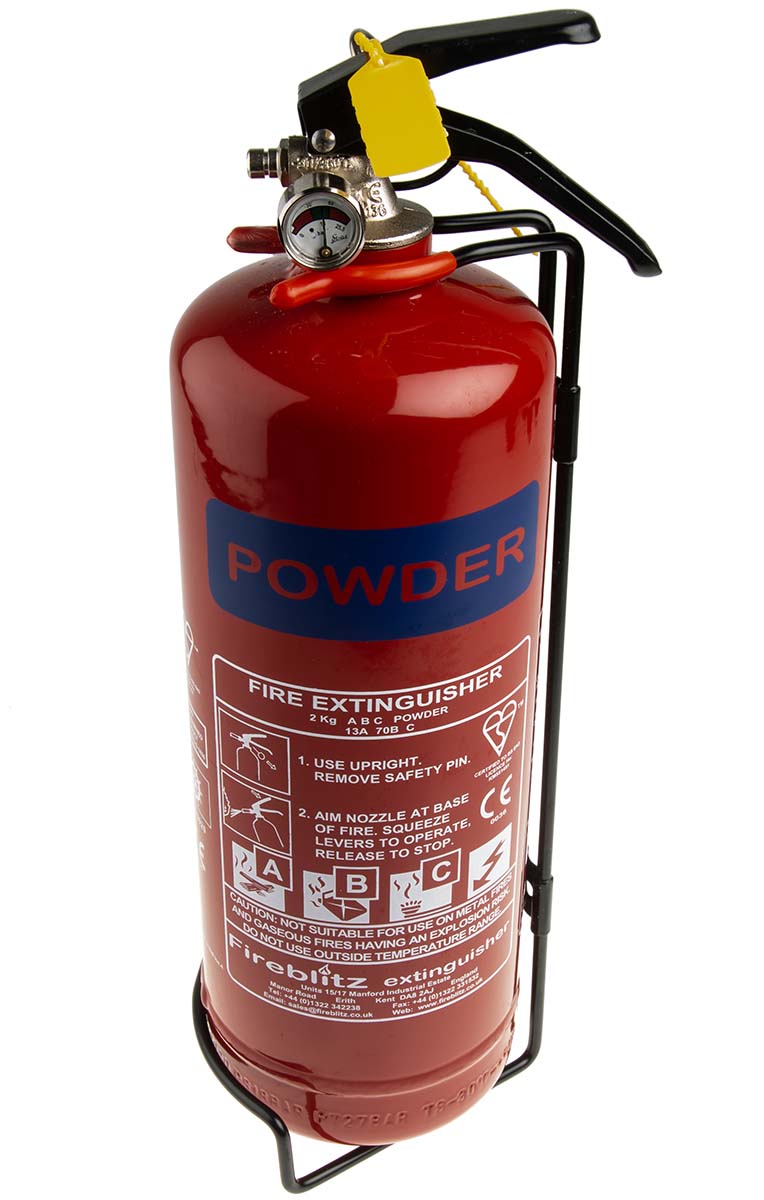 Fireblitz 2kg Dry Powder Fire Extinguisher (Class ABC)