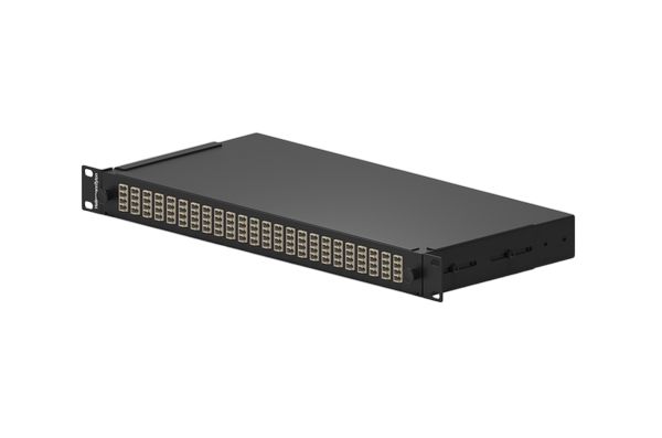 HellermannTyton Connectivity 96 Port LC, Duplex Fibre Optic Patch Panel, 1 U