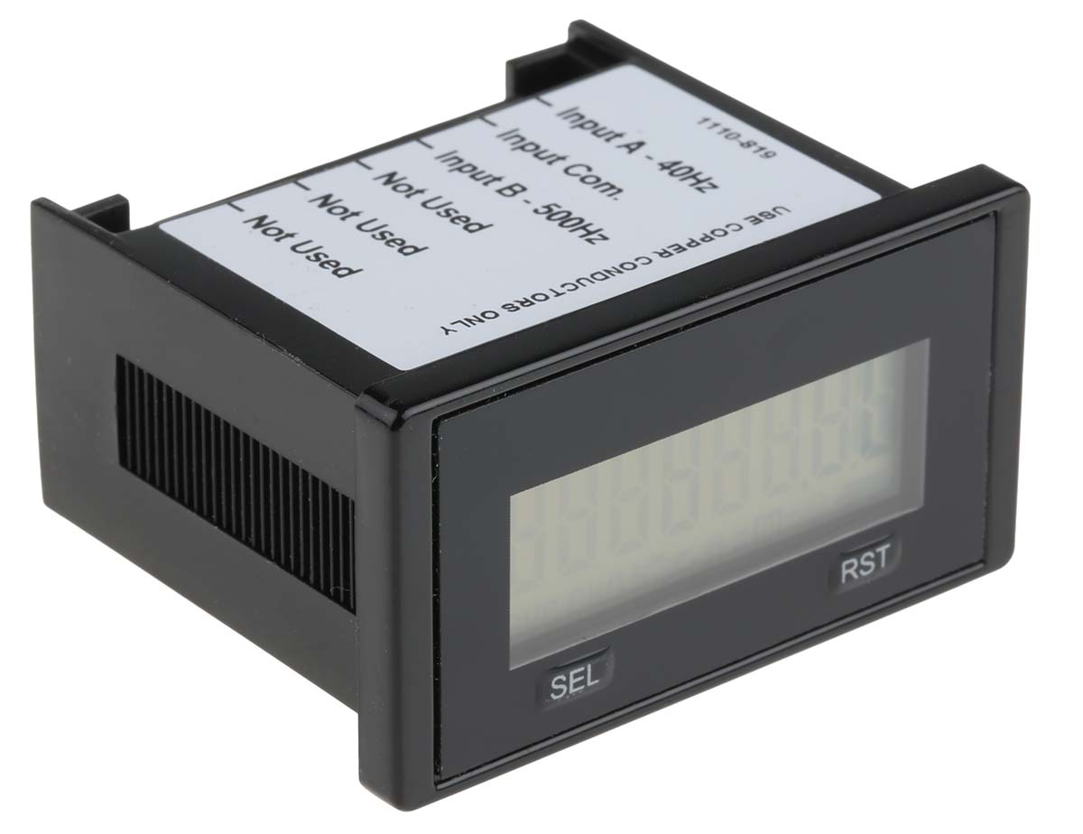 6300-0500-0000 Trumeter 7 (Annunciators Icon), 8 (Figure) Digit, LCD, Counter, -0.5 → 30 V dc, 300 V ac/dc
